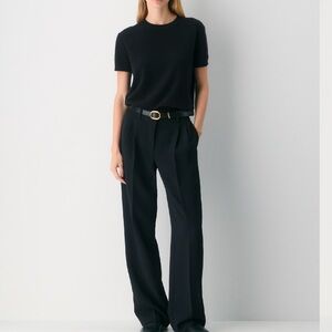 Aritzia Low Rise Effortless Pants - Black - Size 0